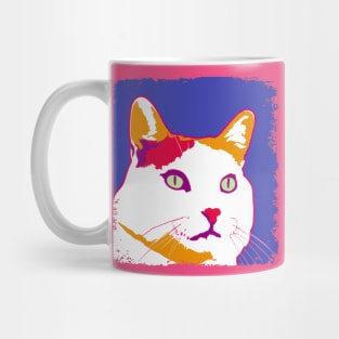 Turkish Van Pop Art - Cat Lover Gift Mug